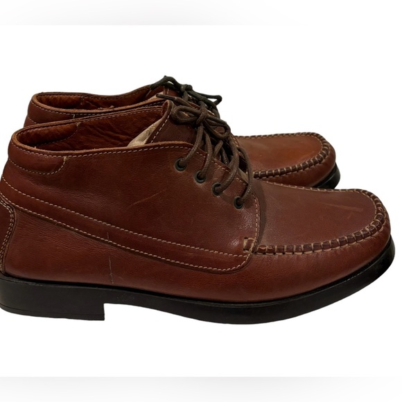 Rare Ghurka shoes leather chukka boots 8.5 new - Picture 4 of 8